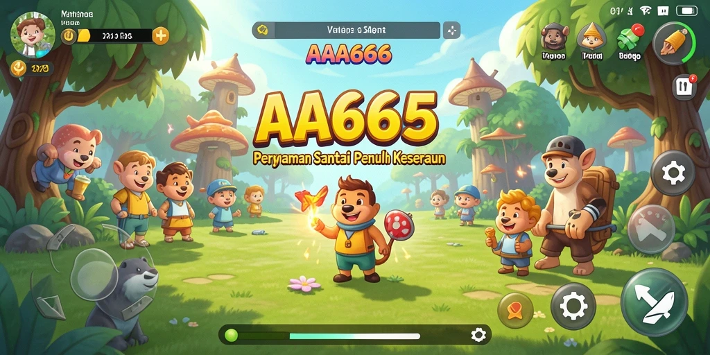 Tampilan seru dari gameplay AA666 yang menghibur.