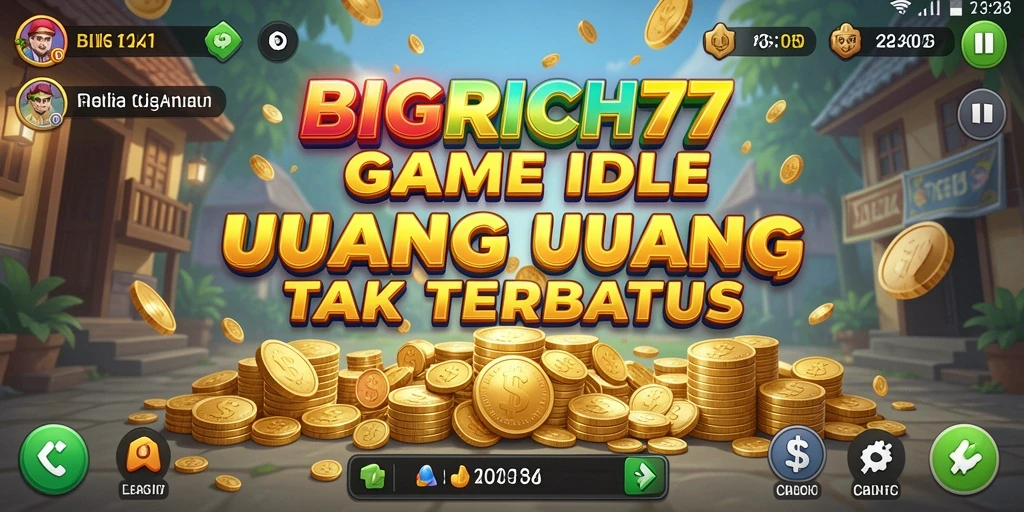 Tampilan gameplay menarik dari BIGRICH77 dengan elemen Idle.