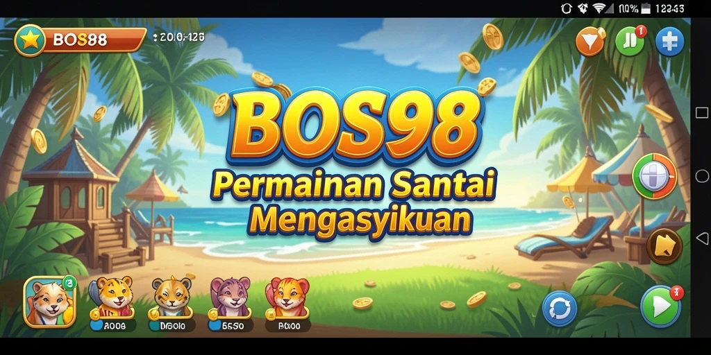 Gameplay BOS88 yang seru dan mengasyikkan ditampilkan di layar.