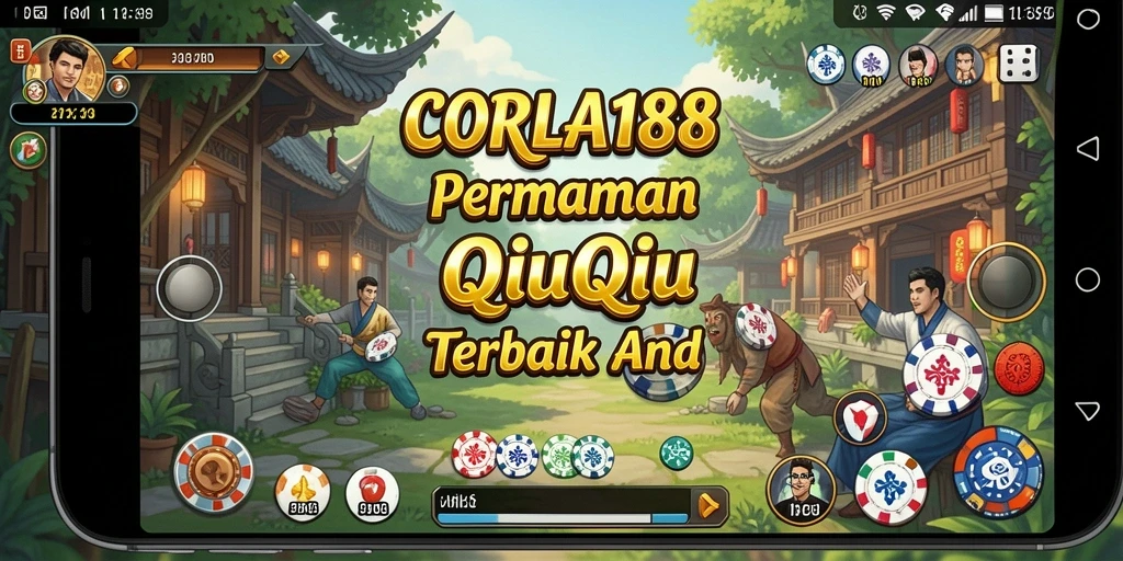 Tampilan gameplay QiuQiu yang seru dan interaktif di CORLA188.