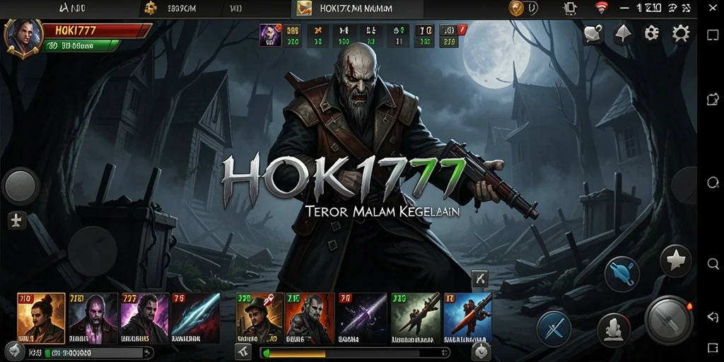 Tampilan mencekam dalam gameplay HOKI777 yang memukau.