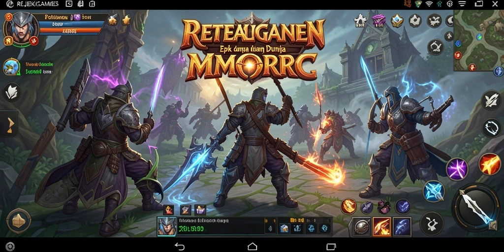 Tangkapan layar utama gameplay seru dalam REJEKIGAMES.