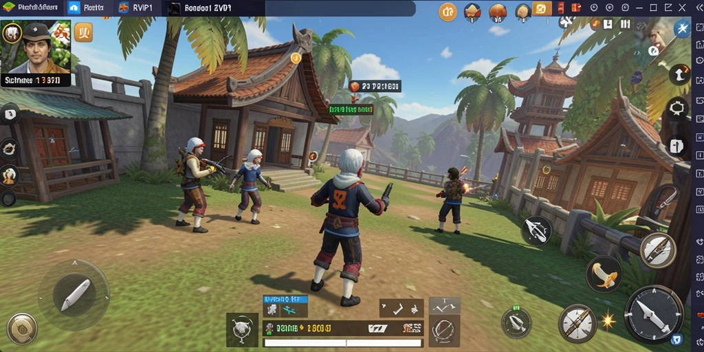 Screenshot RVIP1 menampilkan gameplay simulasi yang menarik.