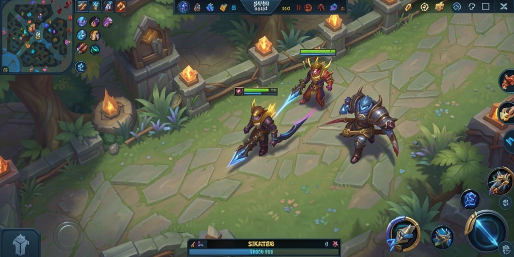 Tampilan gameplay SIKAT88 yang menegangkan dengan aksi tim yang seru.