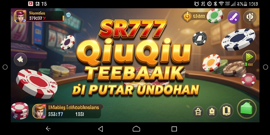 Tampilan seru dari gameplay QiuQiu di SR777.
