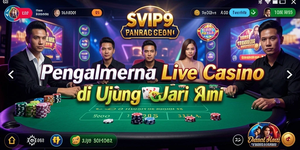 Tangkapan layar gameplay Live Casino SVIP9 yang mendebarkan.