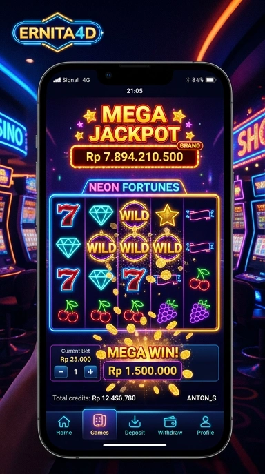 Proses pengunduhan aplikasi di ernita4d yang cepat.